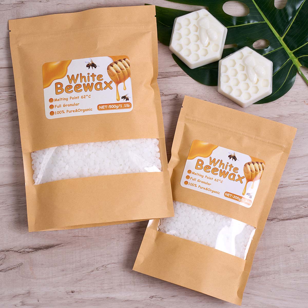 1000g White Beeswax DIY Candle - Candle Supplies Bulk ulasan dan harga