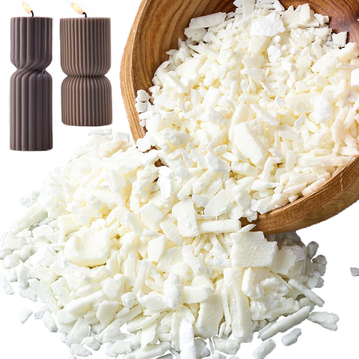 1 Pounds Pure White Soy Wax Fo - Candle Supplies Bulk ulasan dan harga