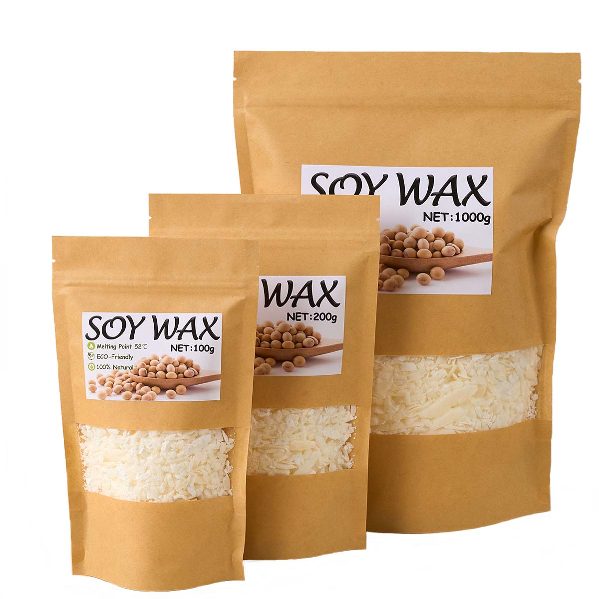 1 Pounds Pure White Soy Wax Fo - Candle Supplies Bulk ulasan dan harga