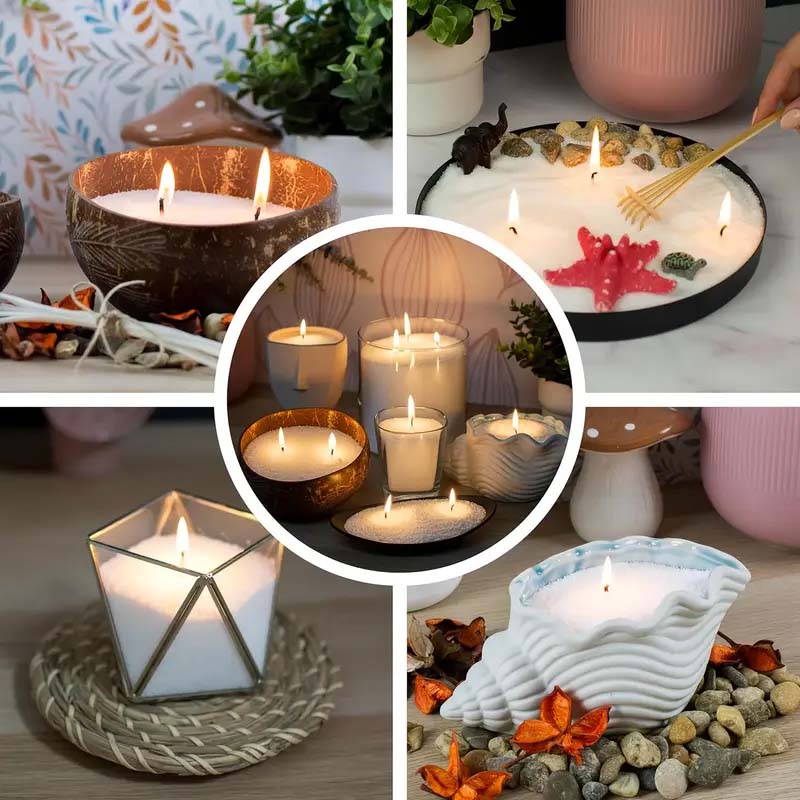 50/100/200/500G White Granular - Candle Supplies Bulk ulasan dan harga