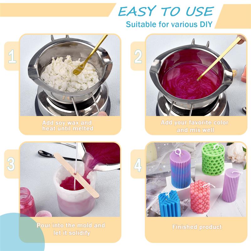 100/500g/1kg Pure Soy Wax Para - Candle Supplies Bulk ulasan dan harga